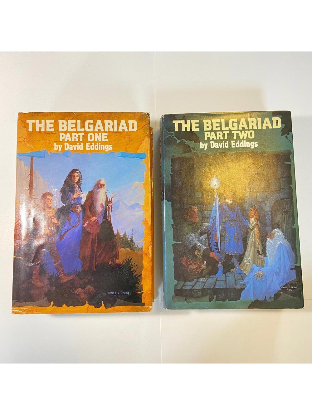 The Beglariad Part One & Two Hardcover Books By David Eddings - Book Club Ed.